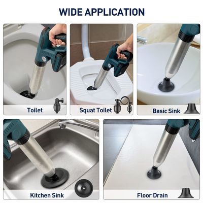 Custom Logo Mini Toilet Pump для разблокировки туалетов ABS из нержавеющей стали резиновый нейлон