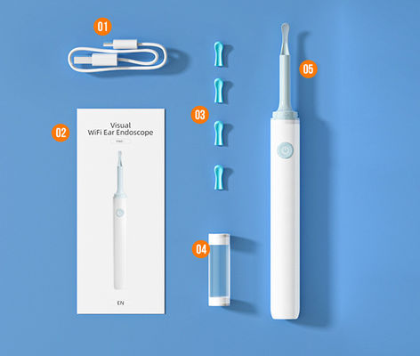 3.9mm HD Digital WiFi Ear Otoscope с направленной функцией ИИ и подключением WiFi