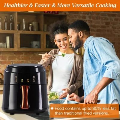 8L 1400W Smart Touch Screen Custom Oil Free Electric Deep Fryer Горячая воздушная фрайер Подходит
