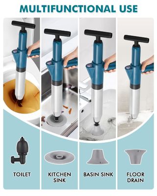 1кг ABS Rubber High Pressure Toilet Plunger Dredge Clog Remover Sewer Pipe Dredger (Абс резина высокого давления)