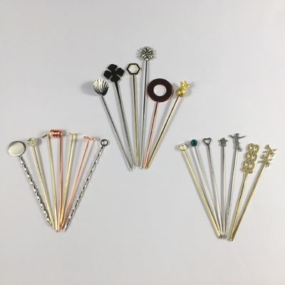 304 нержавеющая сталь коктейль штифты Swizzle Stick для многоразового использования небольшие весла Custom штифты
