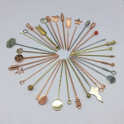 304 нержавеющая сталь коктейль штифты Swizzle Stick для многоразового использования небольшие весла Custom штифты