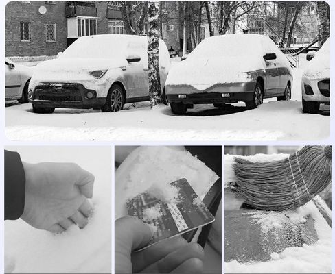 Отсоединяемая автомобильная стекла снежного ледокольчика щетка с пенообразной крепкой и вращающейся головой