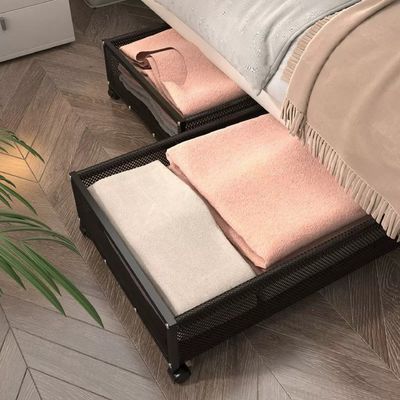 Загруженная пылестойкая стойка для сортировки одежды и игрушек