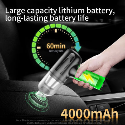 90w 9000PA беспроводный ручной пылесос с бесшовным двигателем и источником питания USB