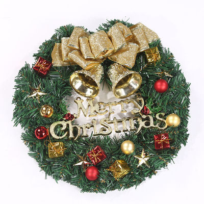 Круглый венок XMAS для входной двери венок с индивидуальным логотипом