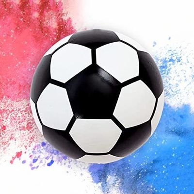 Половое раскрытие реквизитов Конфетти Порошковое наполнитель 14*14*14 см Футбол для детских праздников