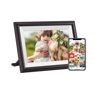Поставка оптом 10 дюймов 16 г WiFi LCD Облачный видео загрузка Frameo Цифровая фотокартина