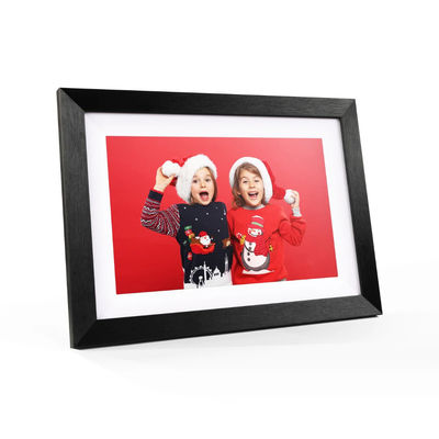 Поставка оптом 10 дюймов 16 г WiFi LCD Облачный видео загрузка Frameo Цифровая фотокартина