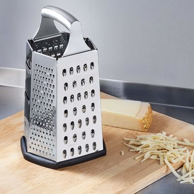 Самый продаваемый кухонный аксессуар 6 боковой ручной сырогрейдер из 410 нержавеющей стали
