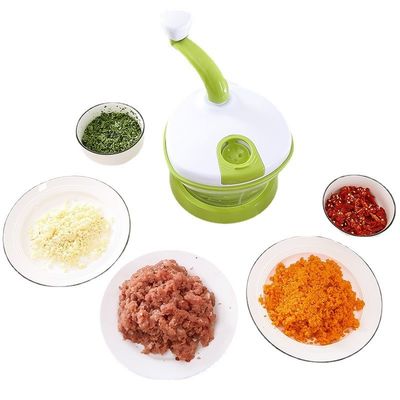 Пищевая ручная овощерезательная резальщица мясная мельница смешивающая салаты спиннер с крышкой