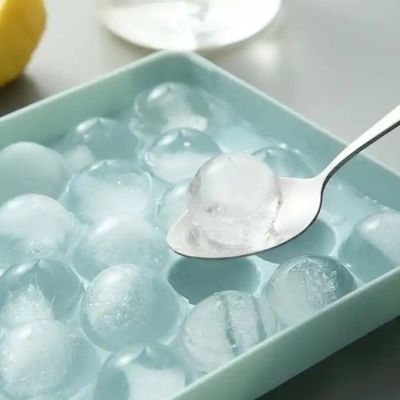 33 Полость Круглый круг Круглый шар Ледяной кубический поднос Сфера Пластиковая ледяная шарик Мольда с крышкой